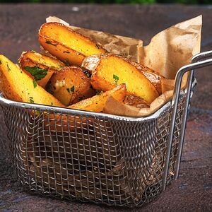 Картофельные дольки в кожуре