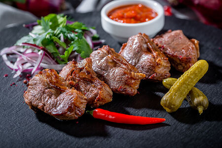 Шашлык из бараньей мякоти