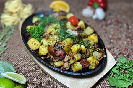 Жаркое на сковородочке