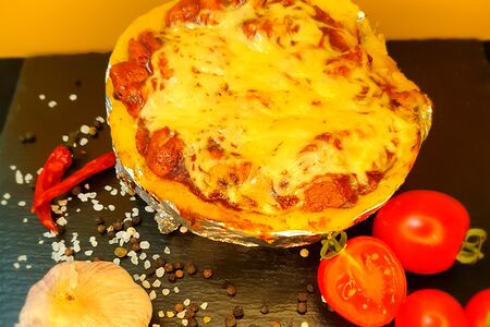 Картошка и курица барбекю