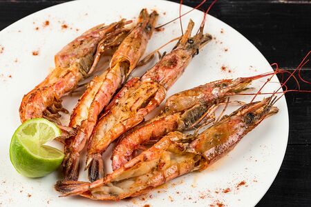 Лангустины на гриле