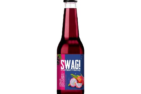 Крафтовый лимонад Swag, черная смородина и драгонфрут