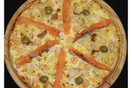Пицца с морепродуктами