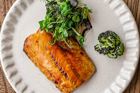 Черная треска, терияки