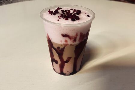 Вишневый латте