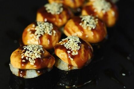 Шиитаке с лососем