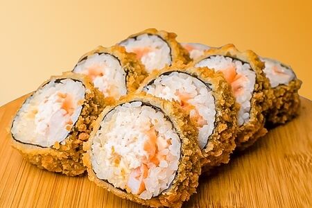 Ролл Темпура с лососем