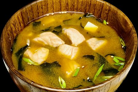 Мисо-суп с лососем