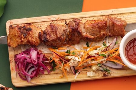 Шашлык из cвинoй шеи