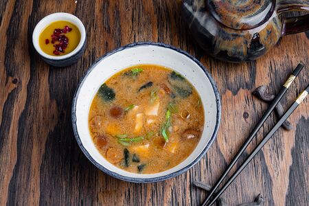 Мисо-суп с лососем