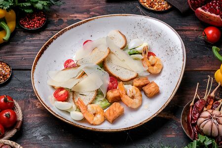 Цезарь с креветками