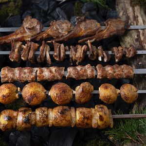 Картофель с салом