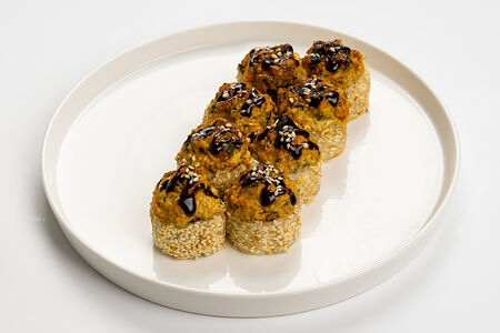 Запеченный ролл Спайси мидия