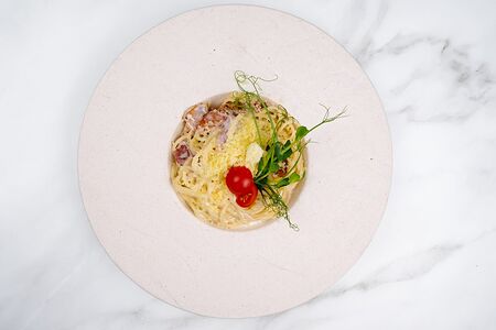 Карбонара с беконом