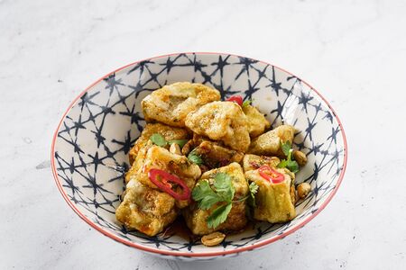 Баклажаны в кисло-сладком соусе