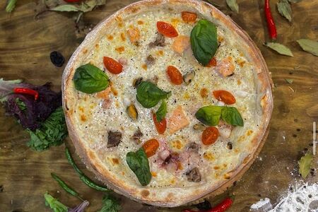 Пицца 33см Морской коктейль