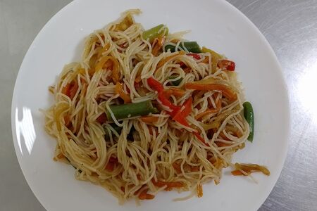 Фунчоза с овощами