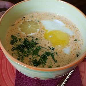 Суп из креветок