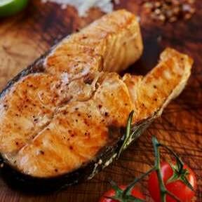 В печи Стейк из семги