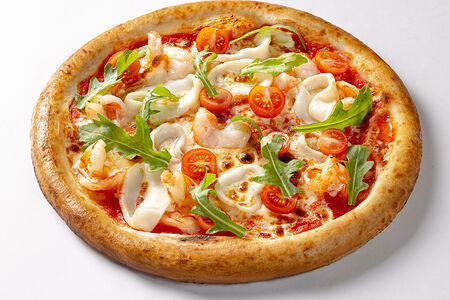 Пицца с морепродуктами