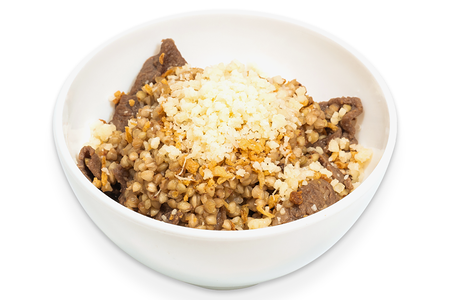 Гречка зеленая с говядиной