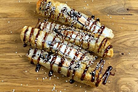 Стрипсы с лососем