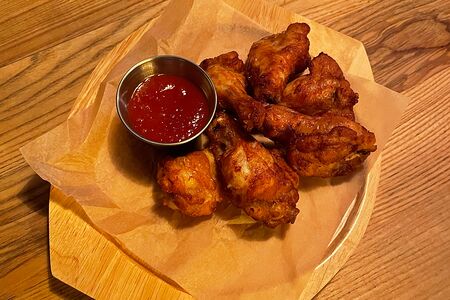 Крылышки на гриле острые