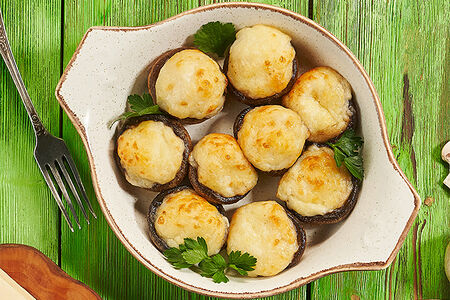 Шампиньоны с сыром