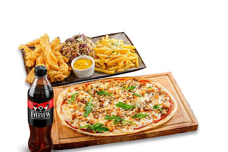 Комбо Чикен и стрипсы с фри