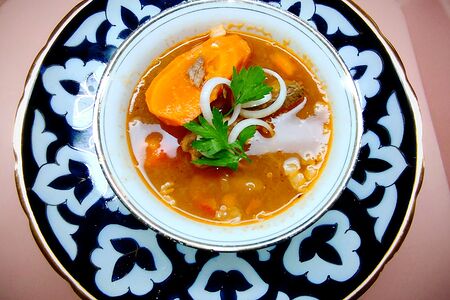 Шурпа с говядиной