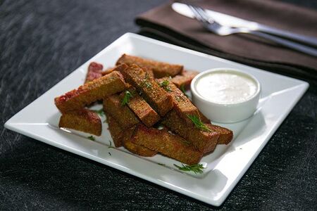 Гренки чесночные