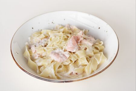 Паста с семгой