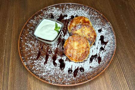 Запечённые творожные сырники