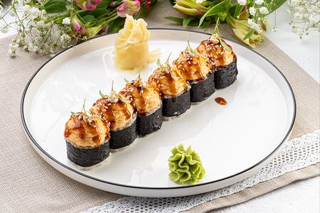 Запечённый ролл с угрем