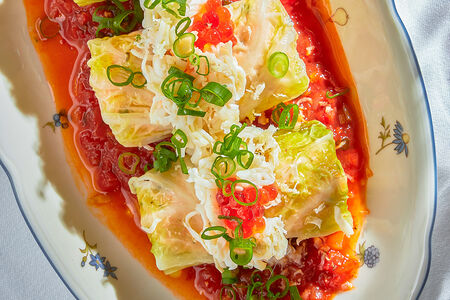 Голубцы с морепродуктами