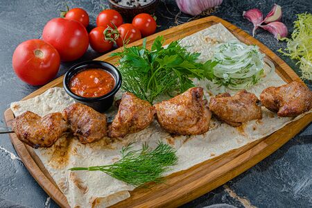 Шашлык из cвинoй шеи