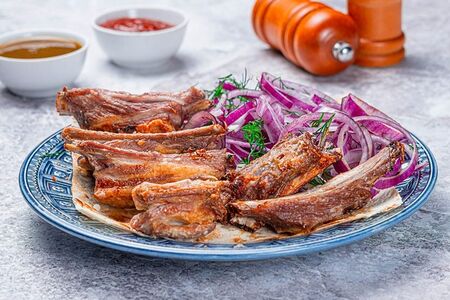 Шашлык из бараньих рёбрышек