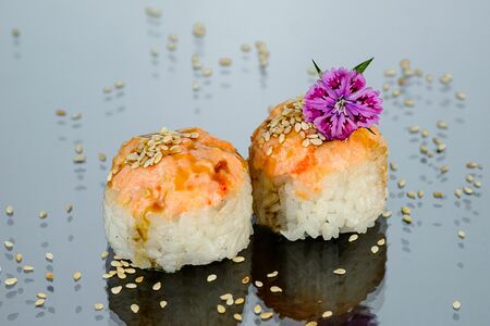 Запечённый с лососем