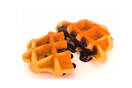 Вафля бельгийская с шоколадом