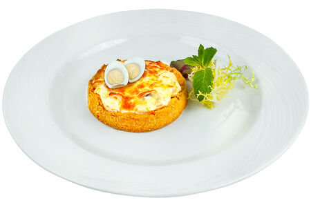 Киш с филе цыпленка