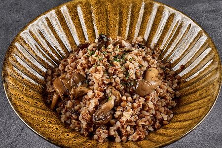 Гречка с грибами