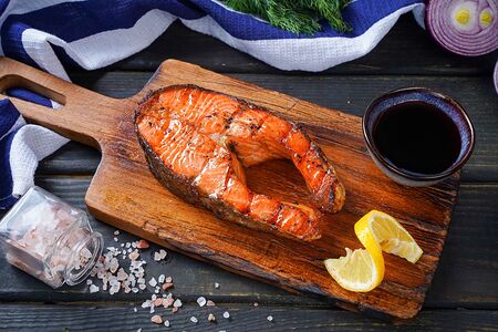 Стейк из семги