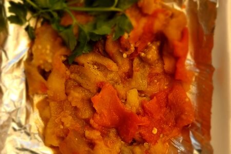 Салат из запеченных овощей