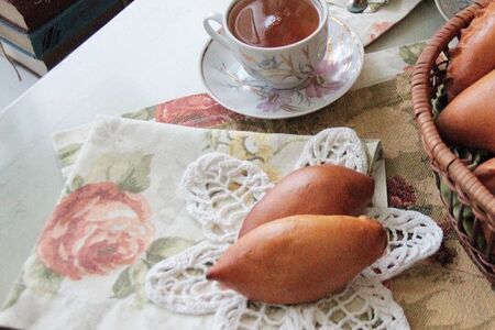 Домашний пирожок с мясом