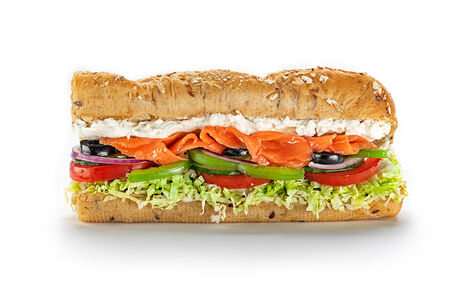 Сэндвич Лосось Крем Чиз 15 см