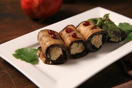 Баклажаны с грецкими орехами