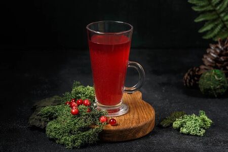 Фирменный морс из клюквы