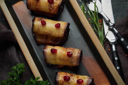 Баклажаны с орехами