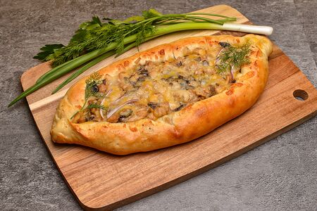 Хачапури с курицей и сыром