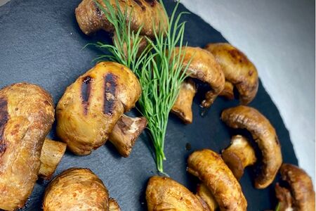 Шампиньоны гриль